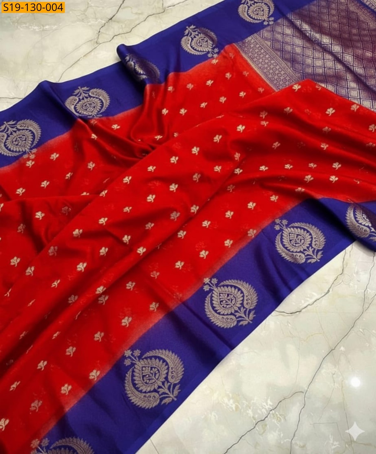 Red Banarasi warm Soft silk Saree