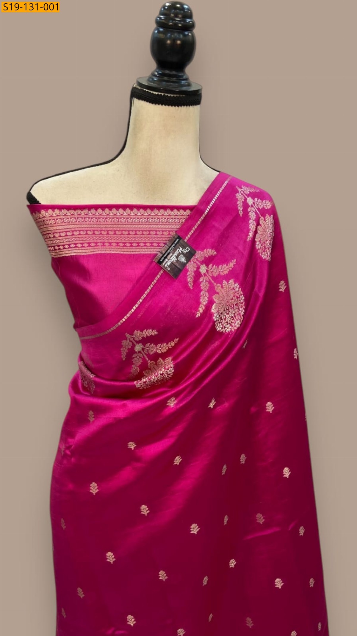 Pink Fancy Banarasi Dybal warm soft silk sarees
