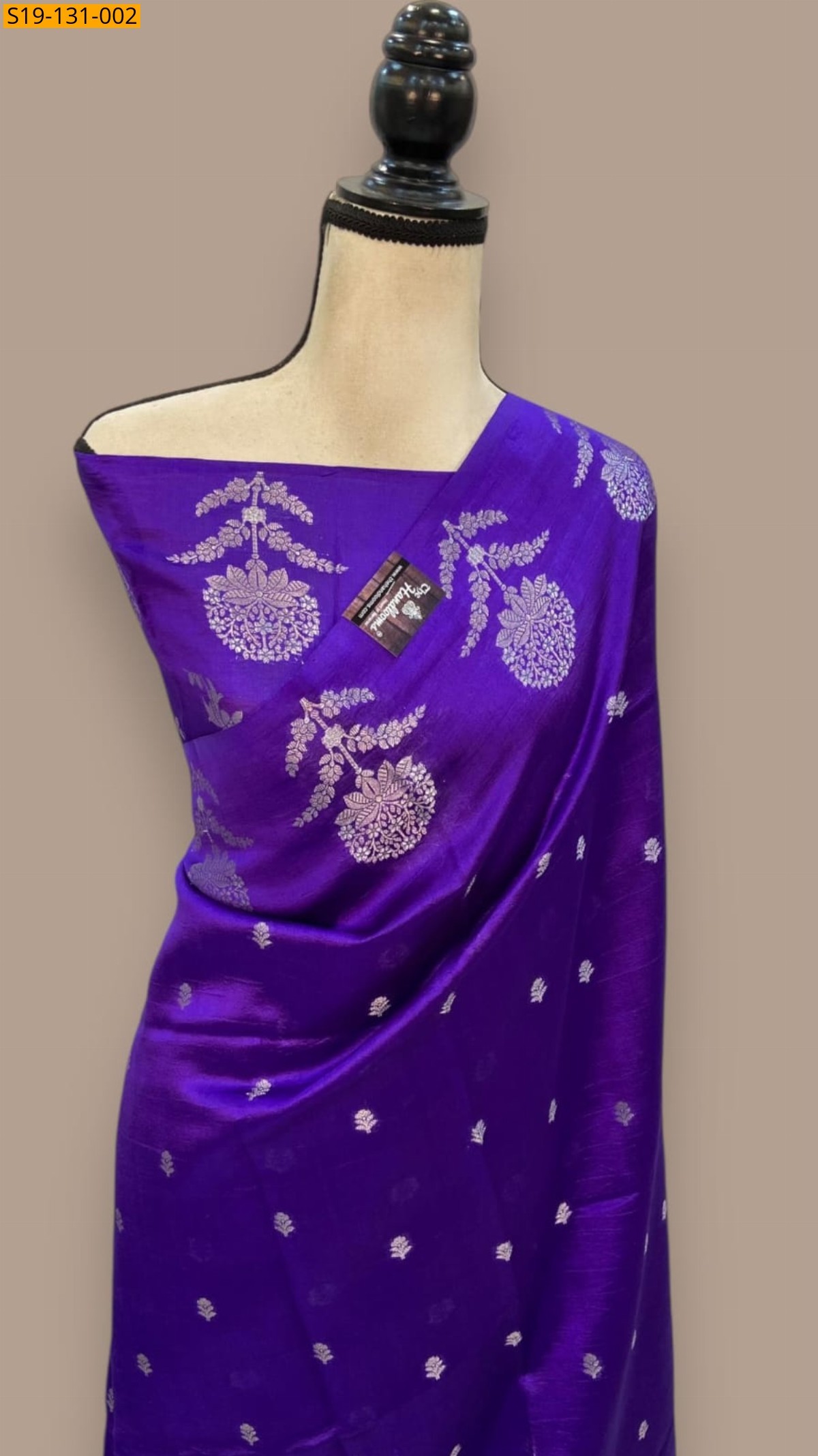 Violet Fancy Banarasi Dybal warm soft silk sarees