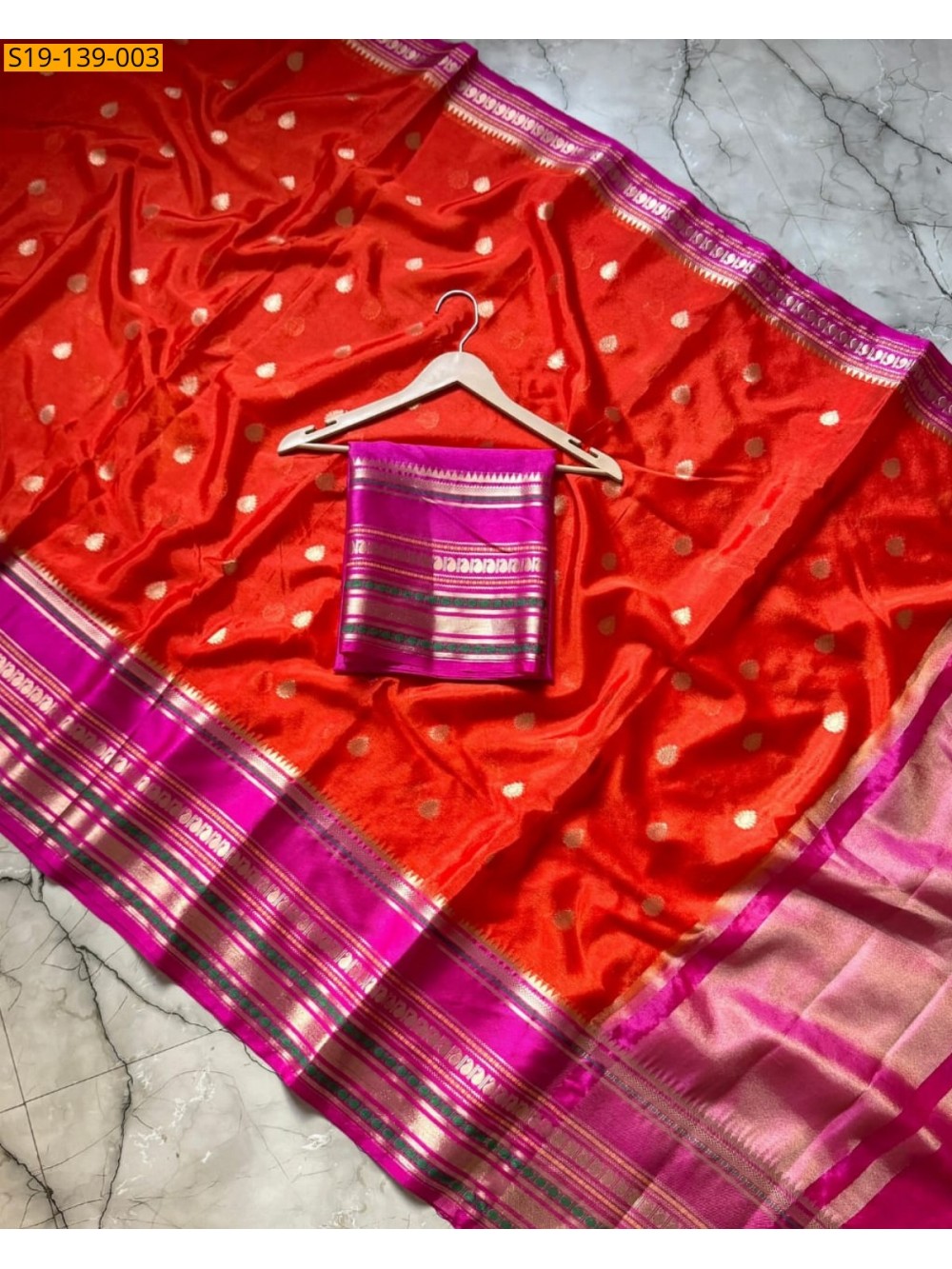 Banarasi semi dupian warm silk Sarees