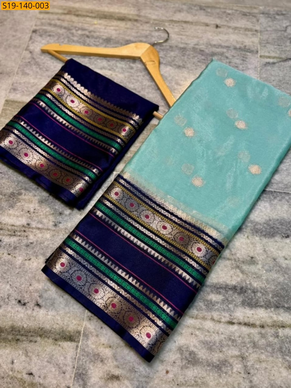 Green Banarasi Warm silk saree