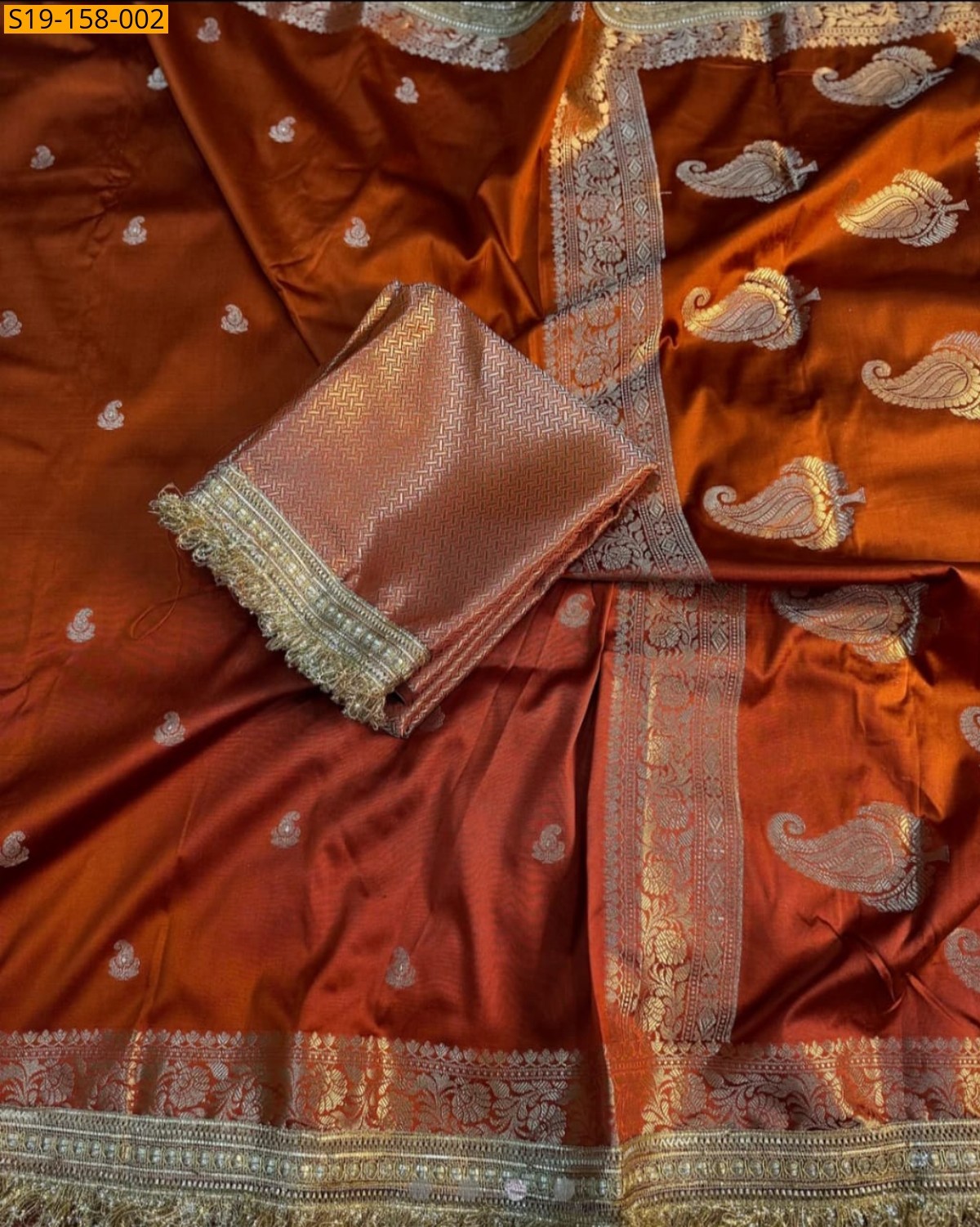 Semi Mashru Katan Silk Saree
