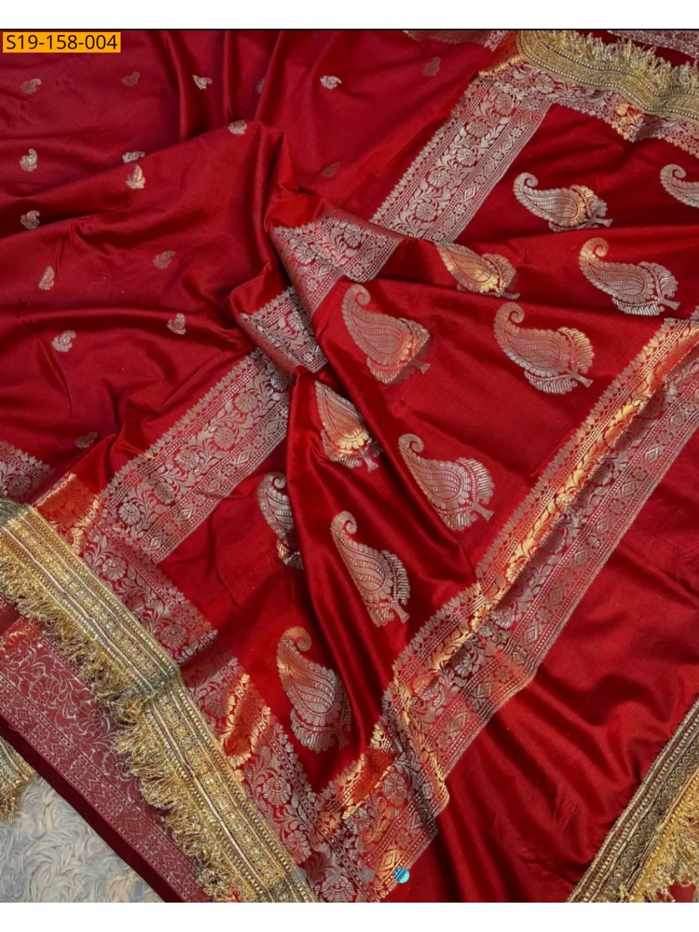 Semi Mashru Katan Silk Saree