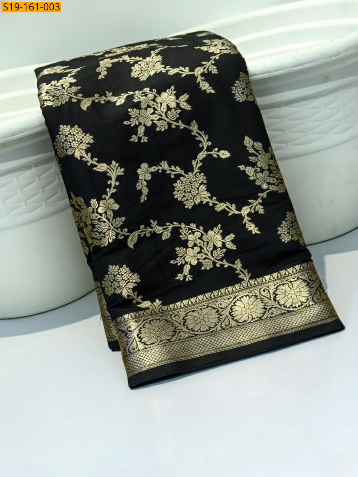 Green Banarasi katan daibal Saree