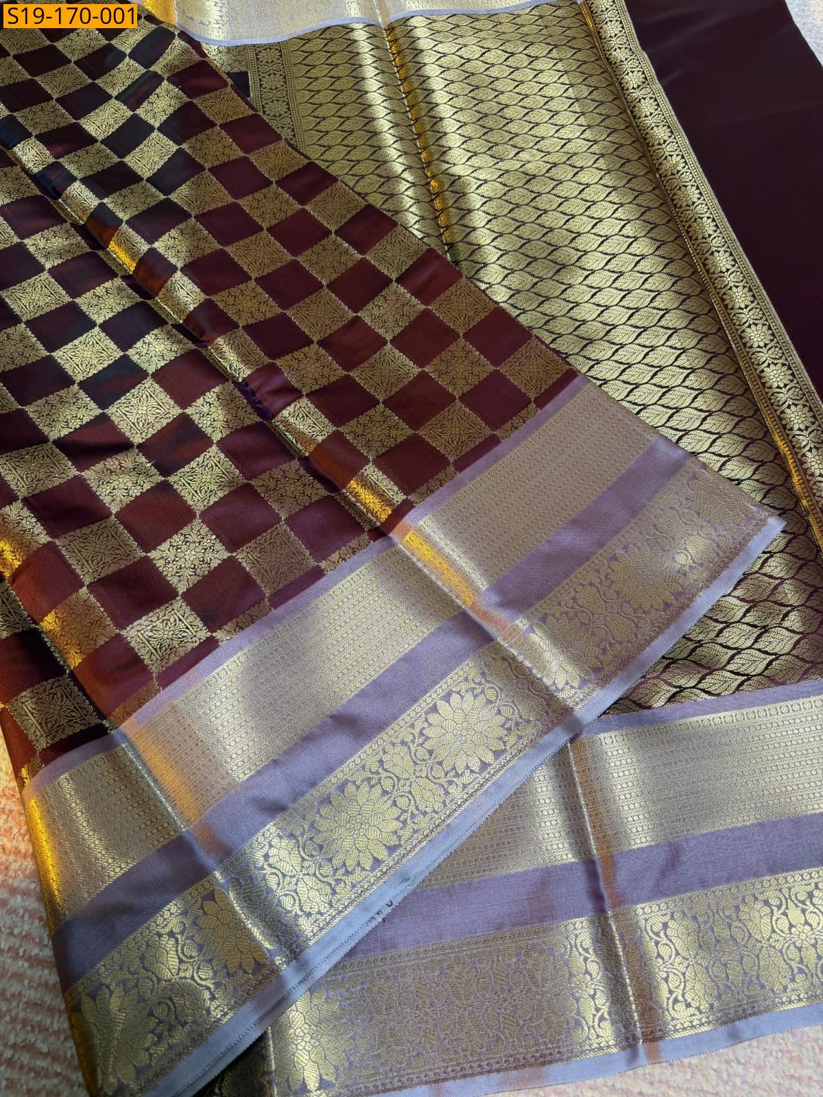 Maroon Banarasi soft silk sarees