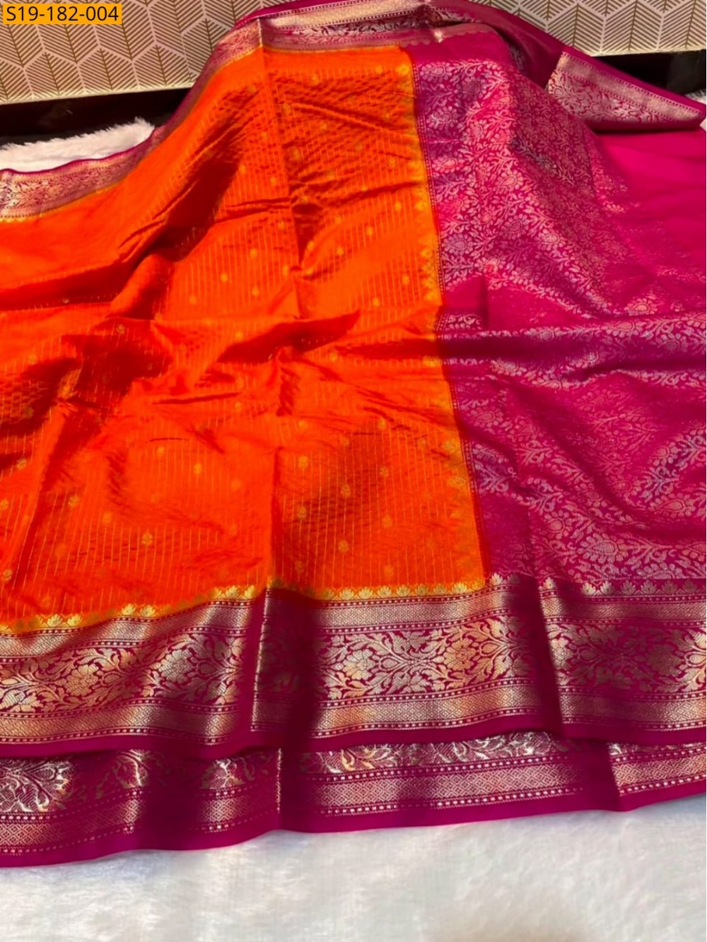 Fancy Banarasi Chiniya Soft Silk Saree