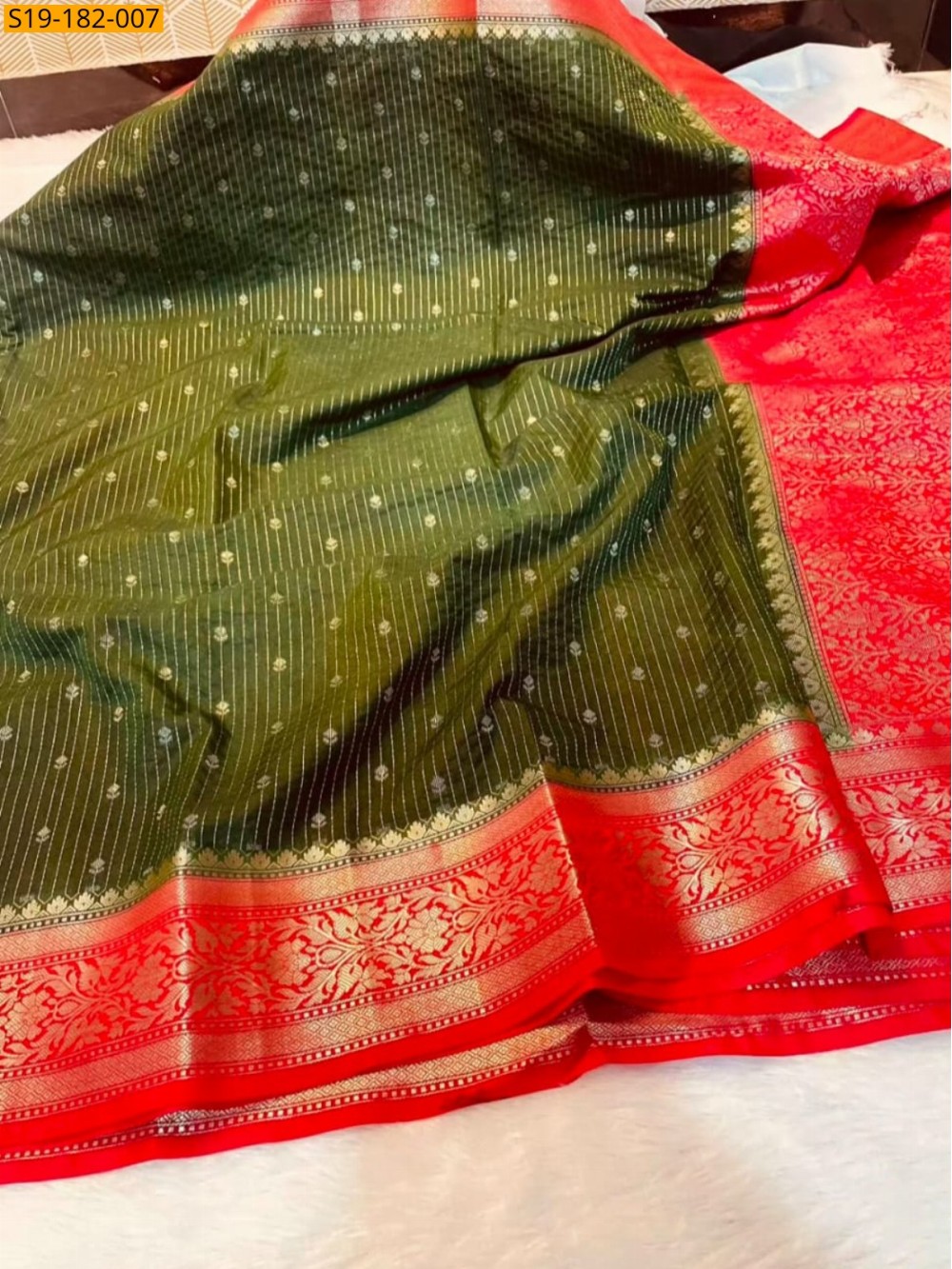 Fancy Banarasi Chiniya Soft Silk Saree