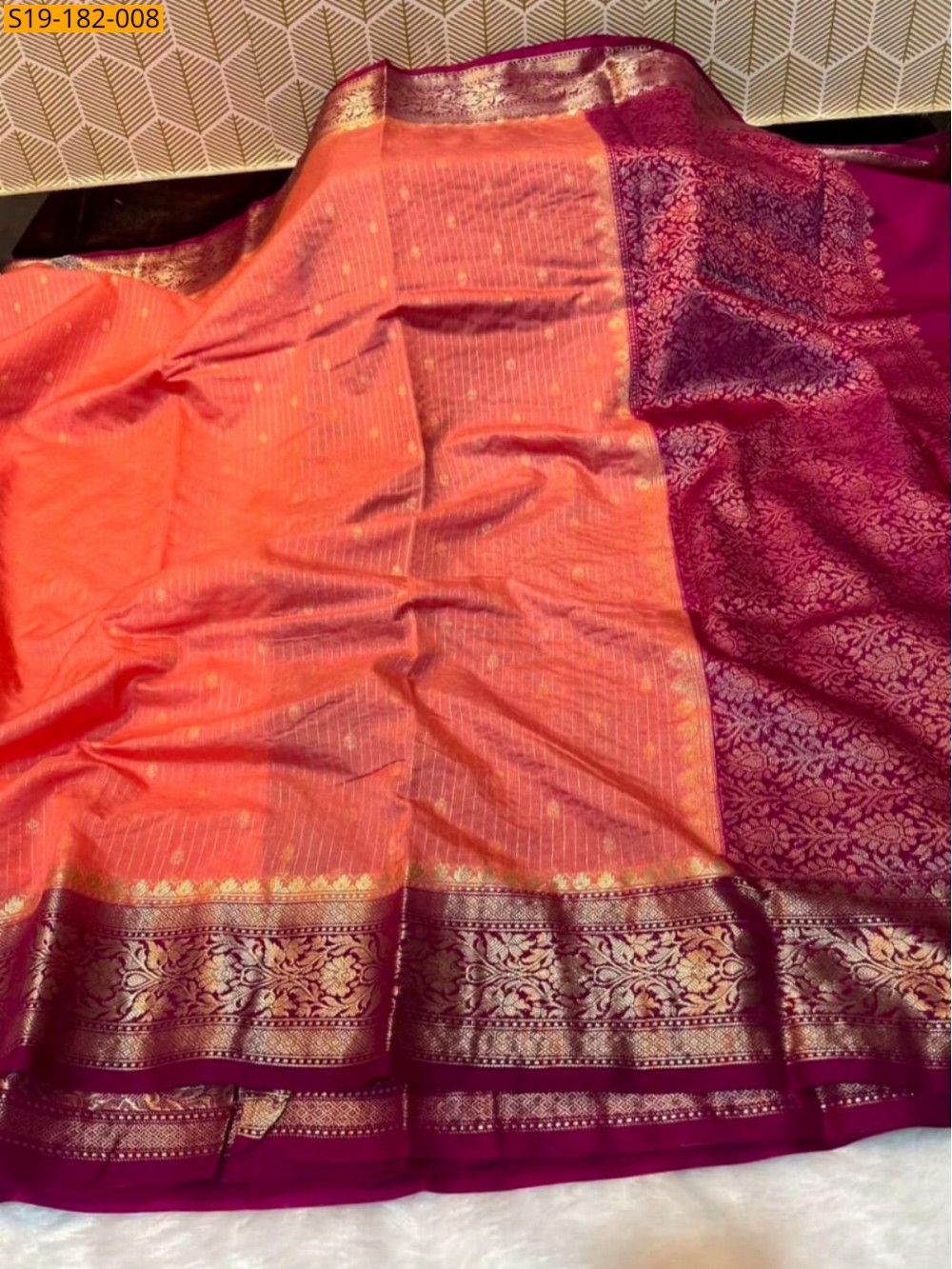 Fancy Banarasi Chiniya Soft Silk Saree