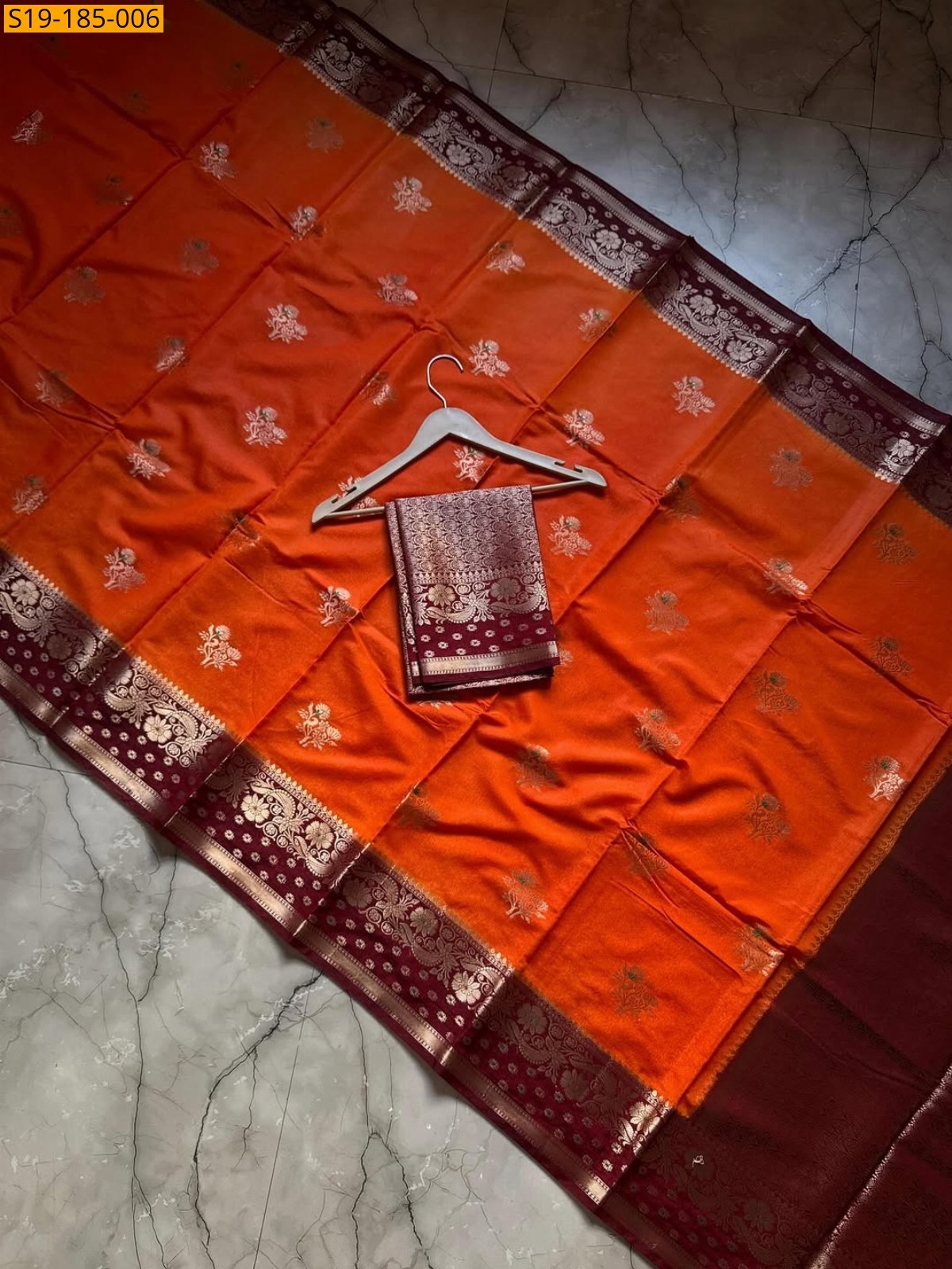 Fancy Banarasi Semi Georgette Dyble Saree