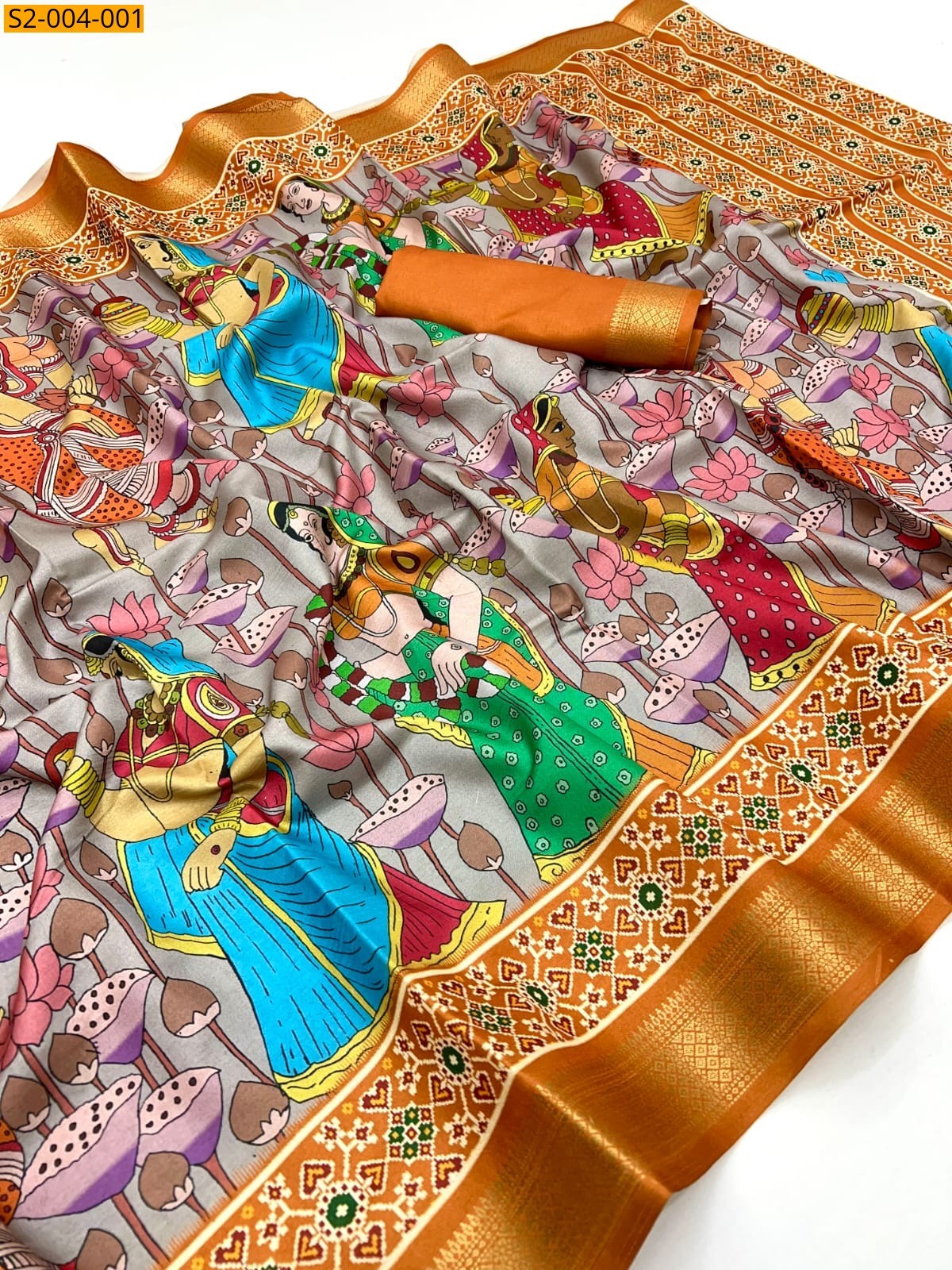 Multi Color Fancy manipuri soft silk sarees 