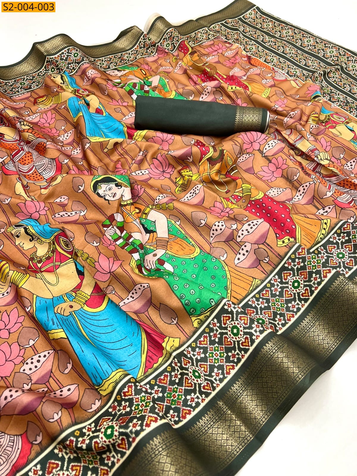 Multi Color Fancy manipuri soft silk sarees 