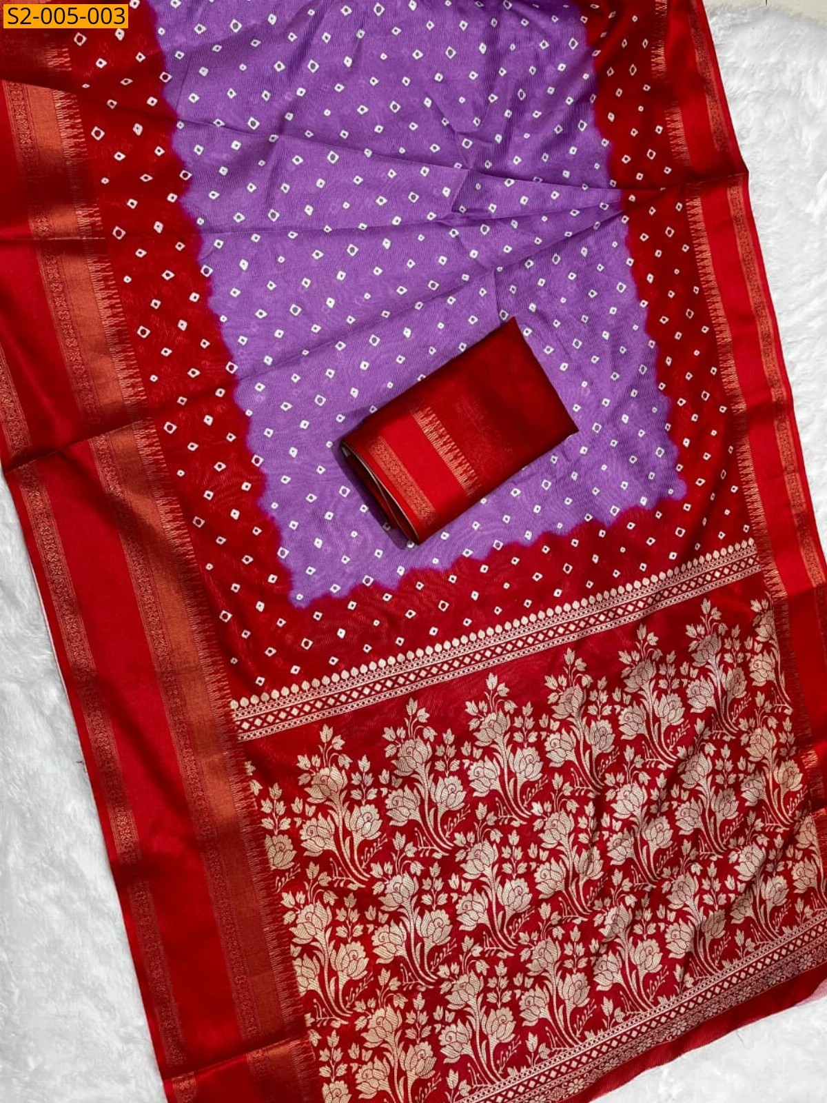 Violet Fancy silk Saree