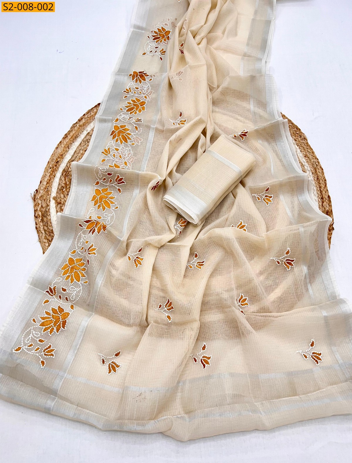 Sandal Pure kota doriya sarees