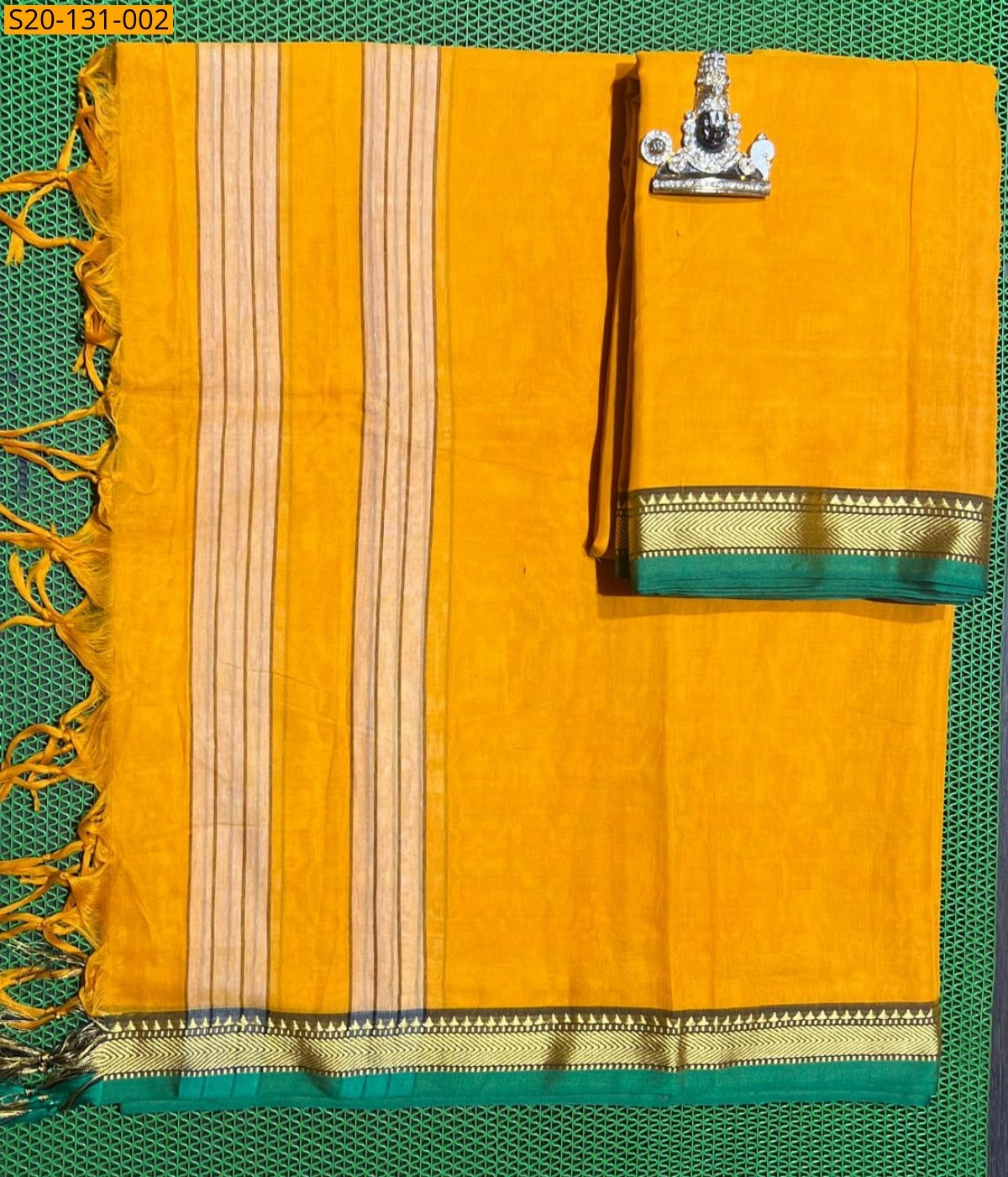 Yellow Narayanpet soft cotton suits & Dresses