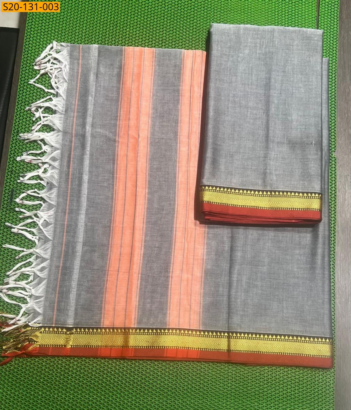 Gray Narayanpet soft cotton suits & Dresses