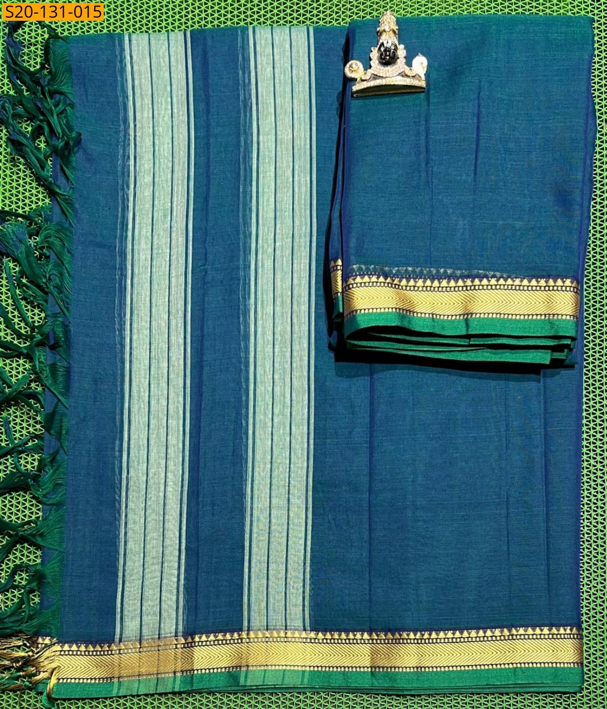Blue Narayanpet soft cotton suits & Dresses