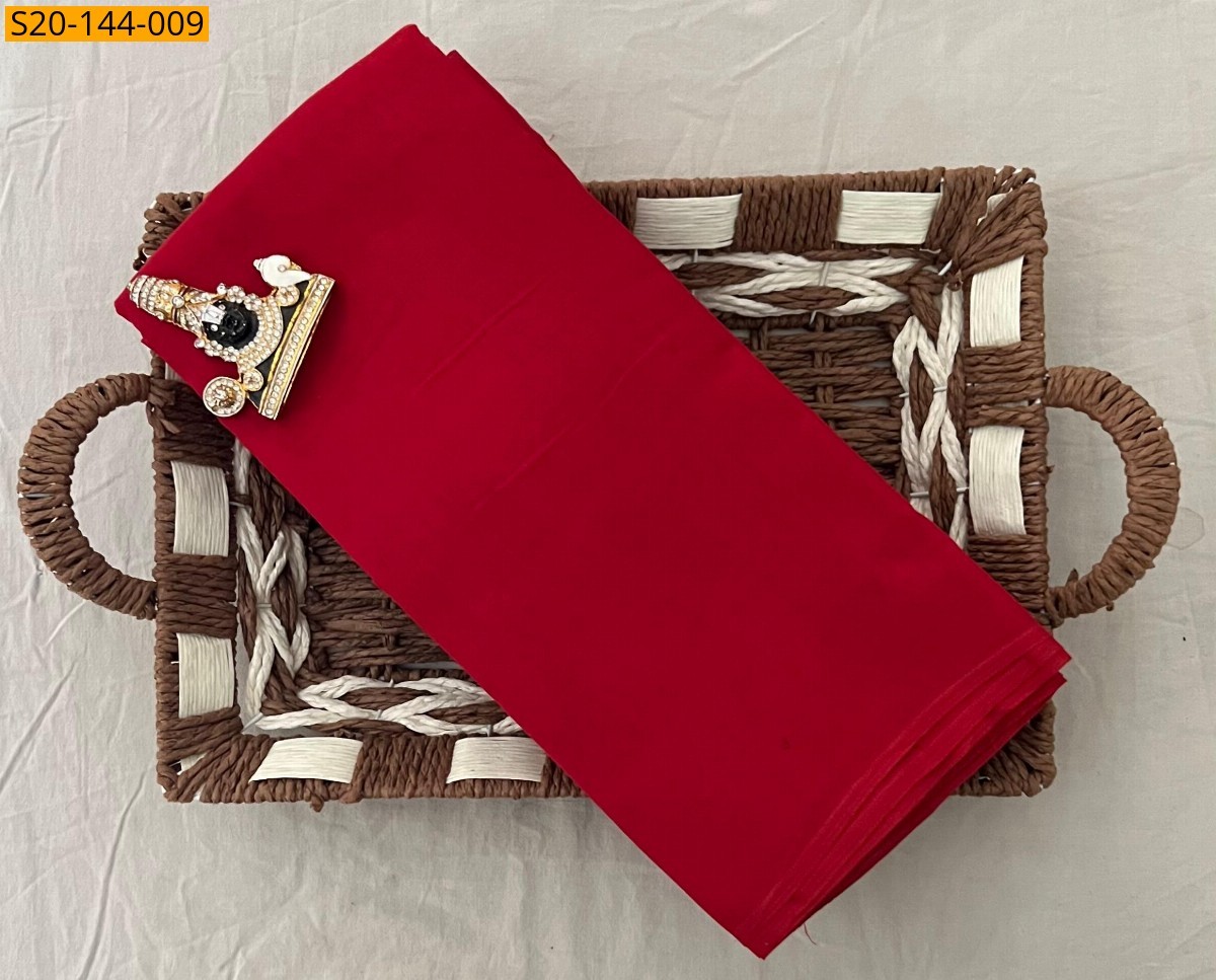 Red Traditional narayanpet  saree