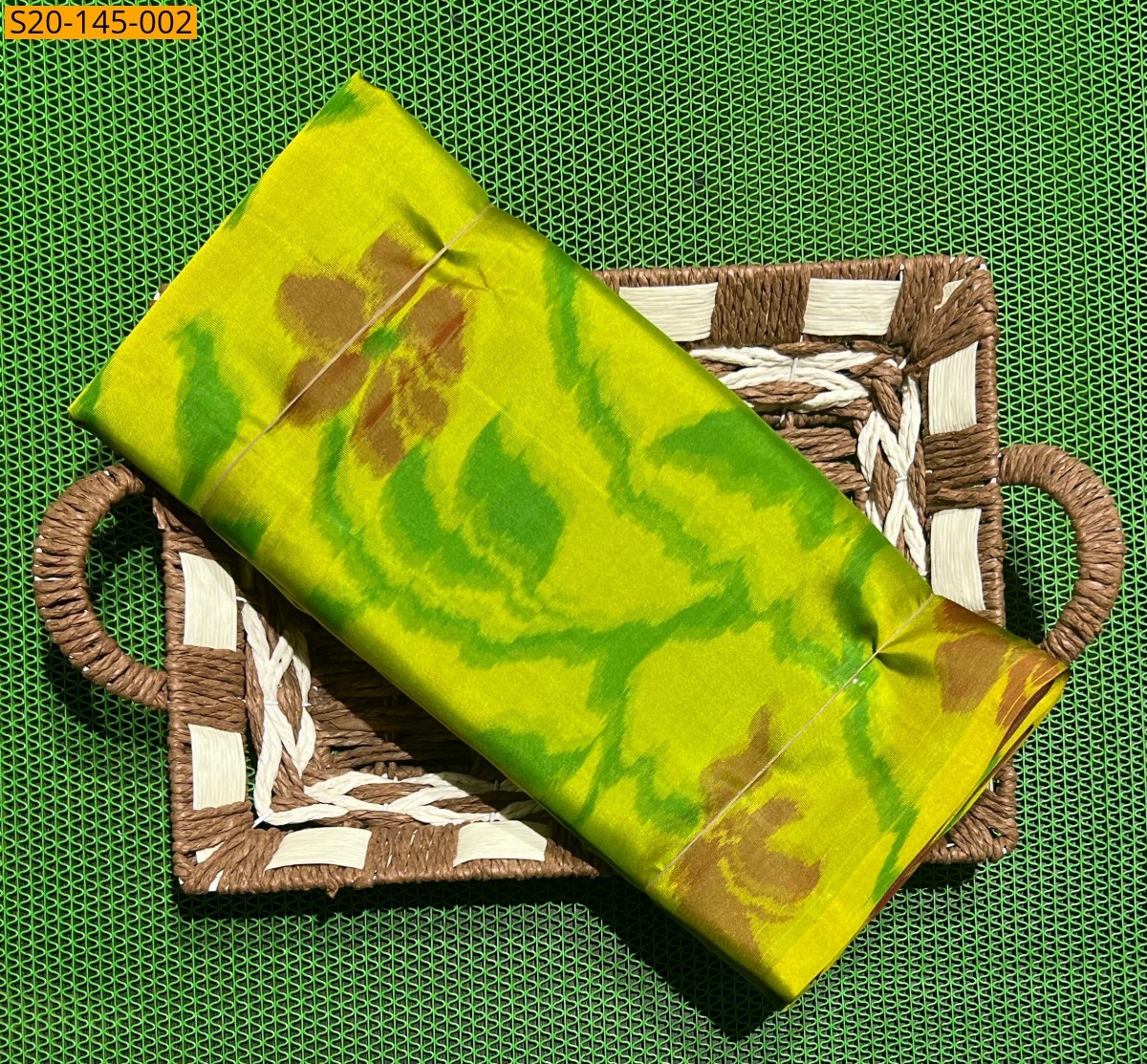 Green Pure silk saree 