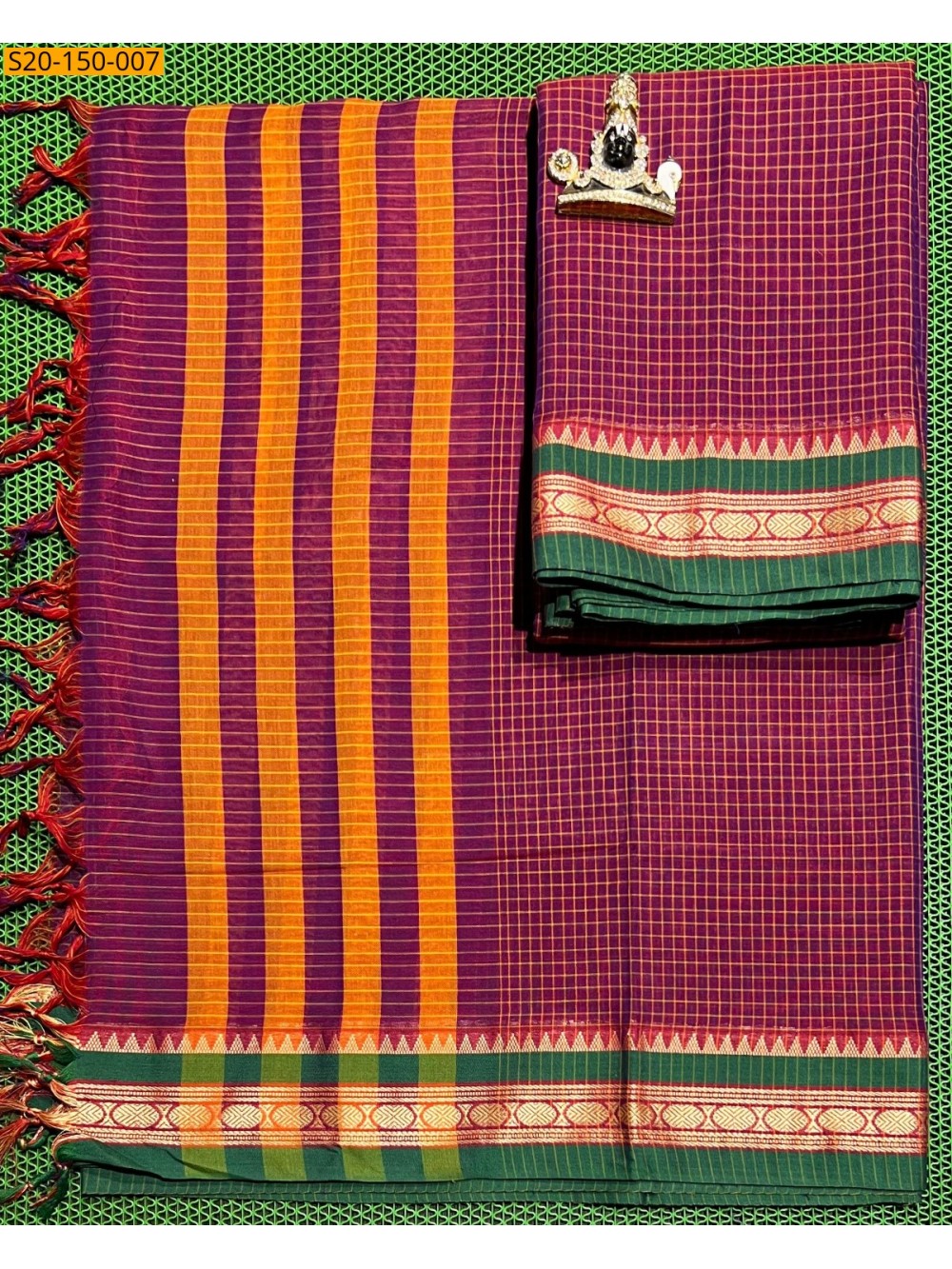 Traditional handwoven narayanpet Material