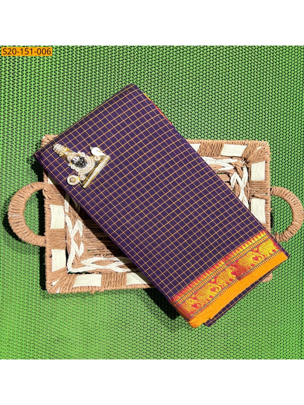 Traditional narayanpet drapes saree