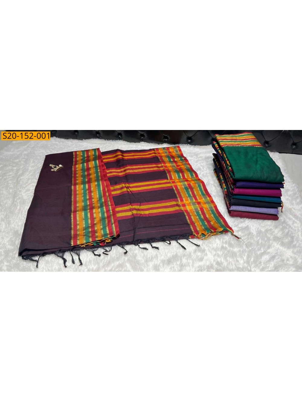 Traditional narayanpet drapes saree
