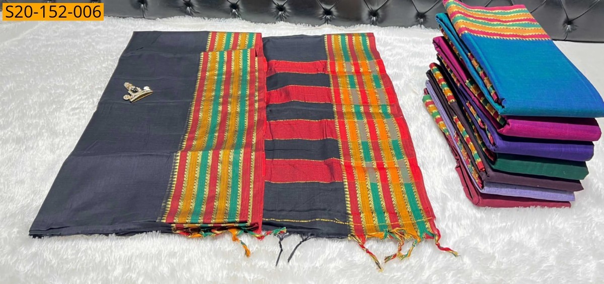 Gray Traditional narayanpet drapes saree