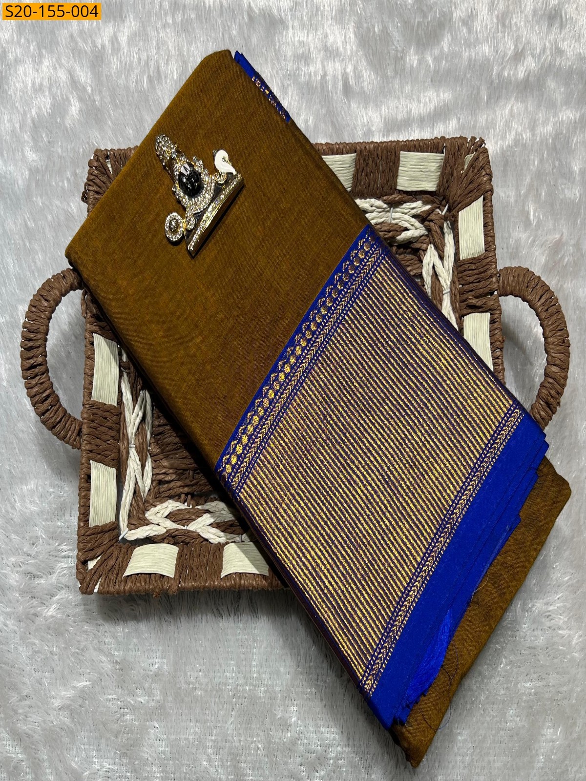 Mustard Traditional narayanpet drapes  sarees