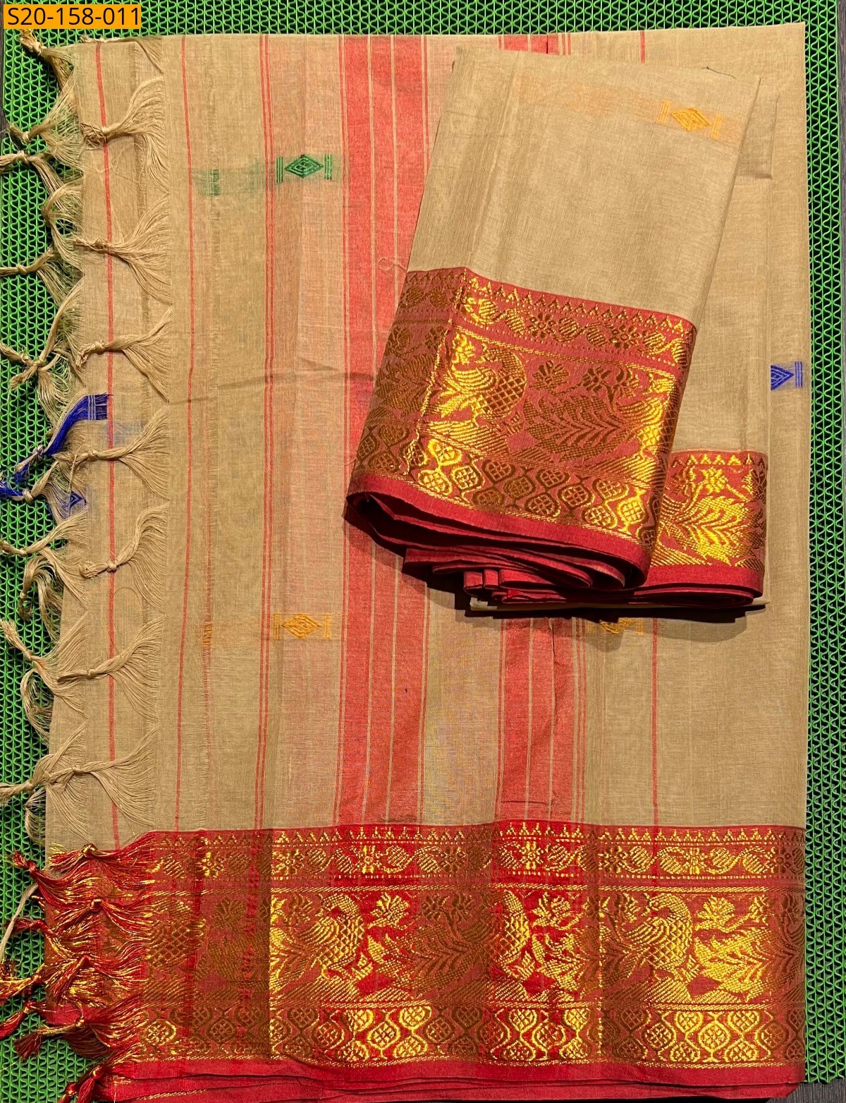 Sandal Kanchi cotton dress material