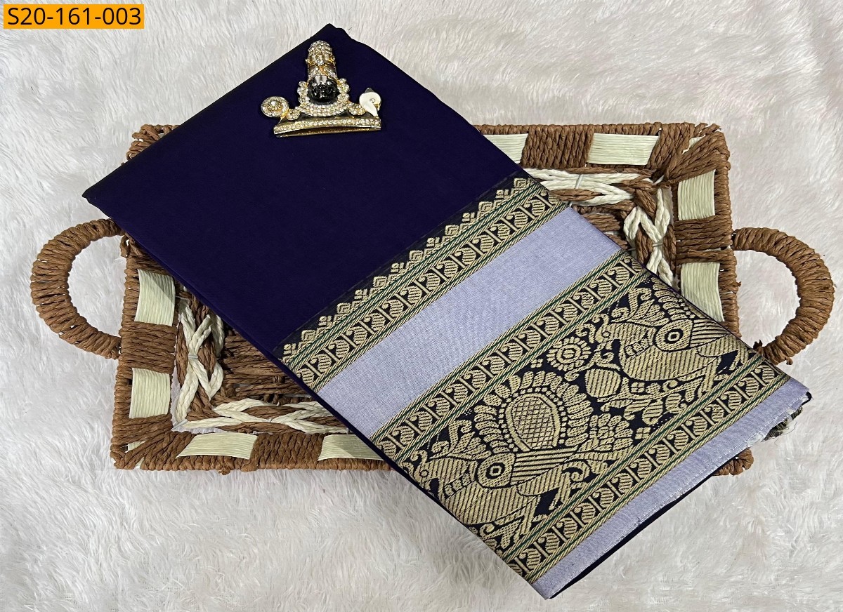 Violet Traditional narayanpet drapes Sarees