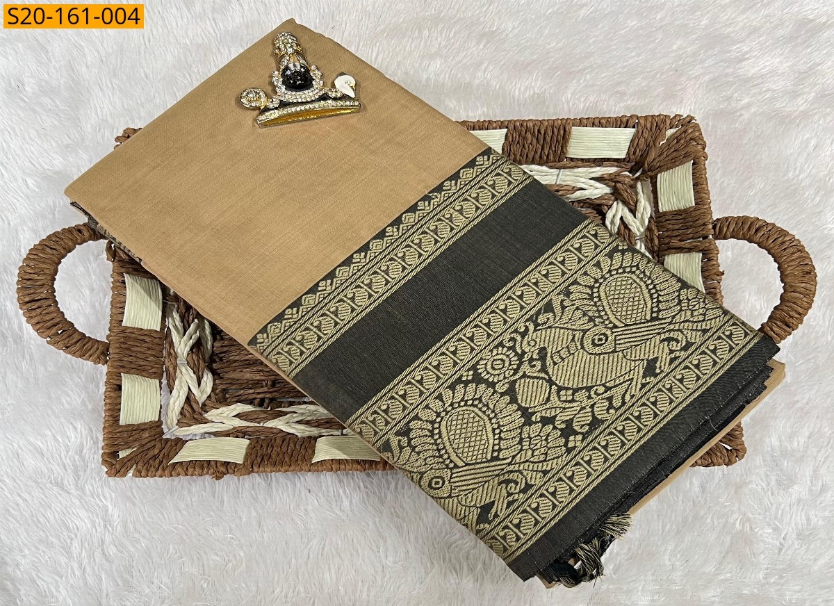 Mustard Traditional narayanpet drapes Sarees