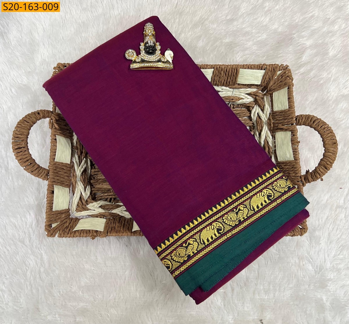 Traditional narayanpet drapes saree