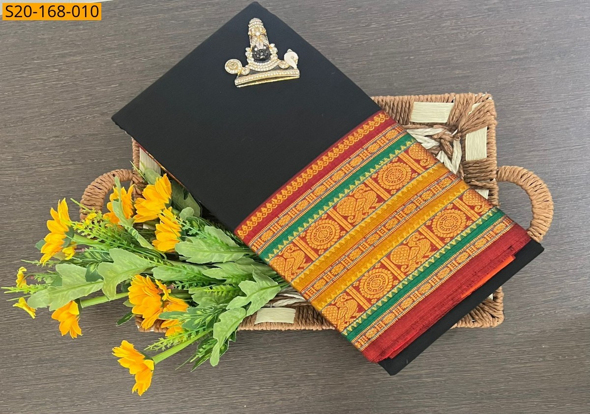 Black Pure Narayanpet saree