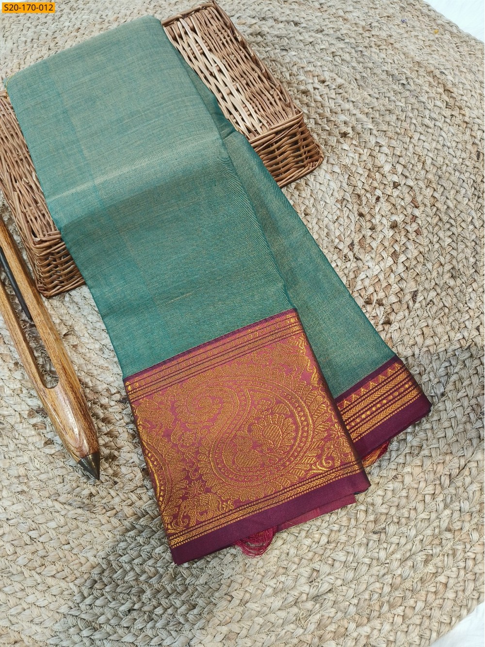 Narayanpet mercerized cotton saree