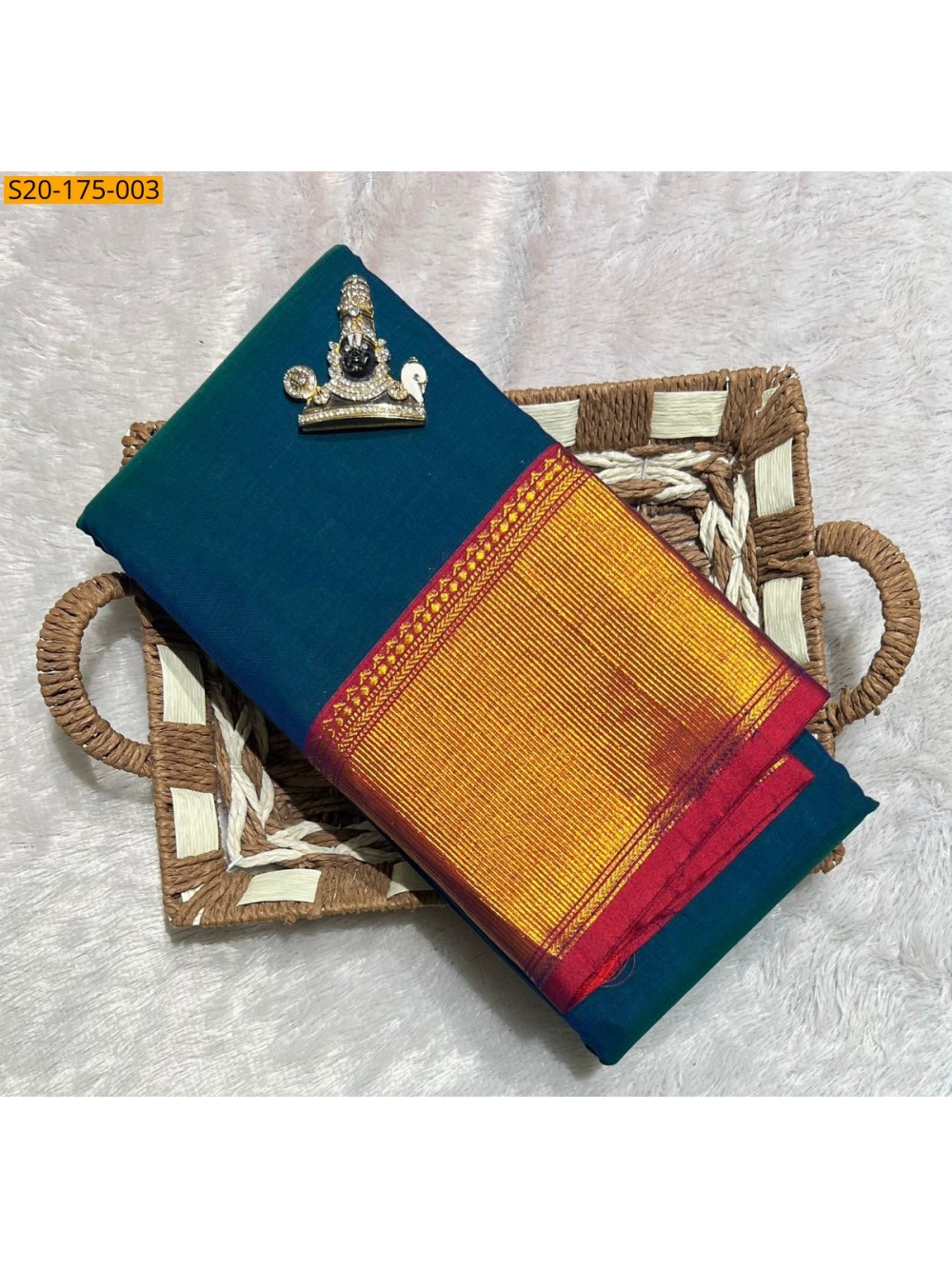 Pure Mercerised Cotton saree