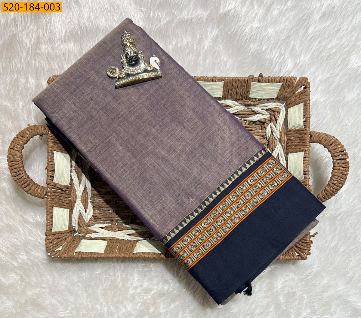 Onion Fancy Traditional Narayanpet Saree