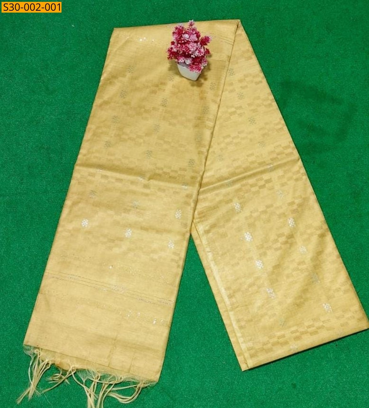 Sandal Fancy kota viscose tissue silk sarees