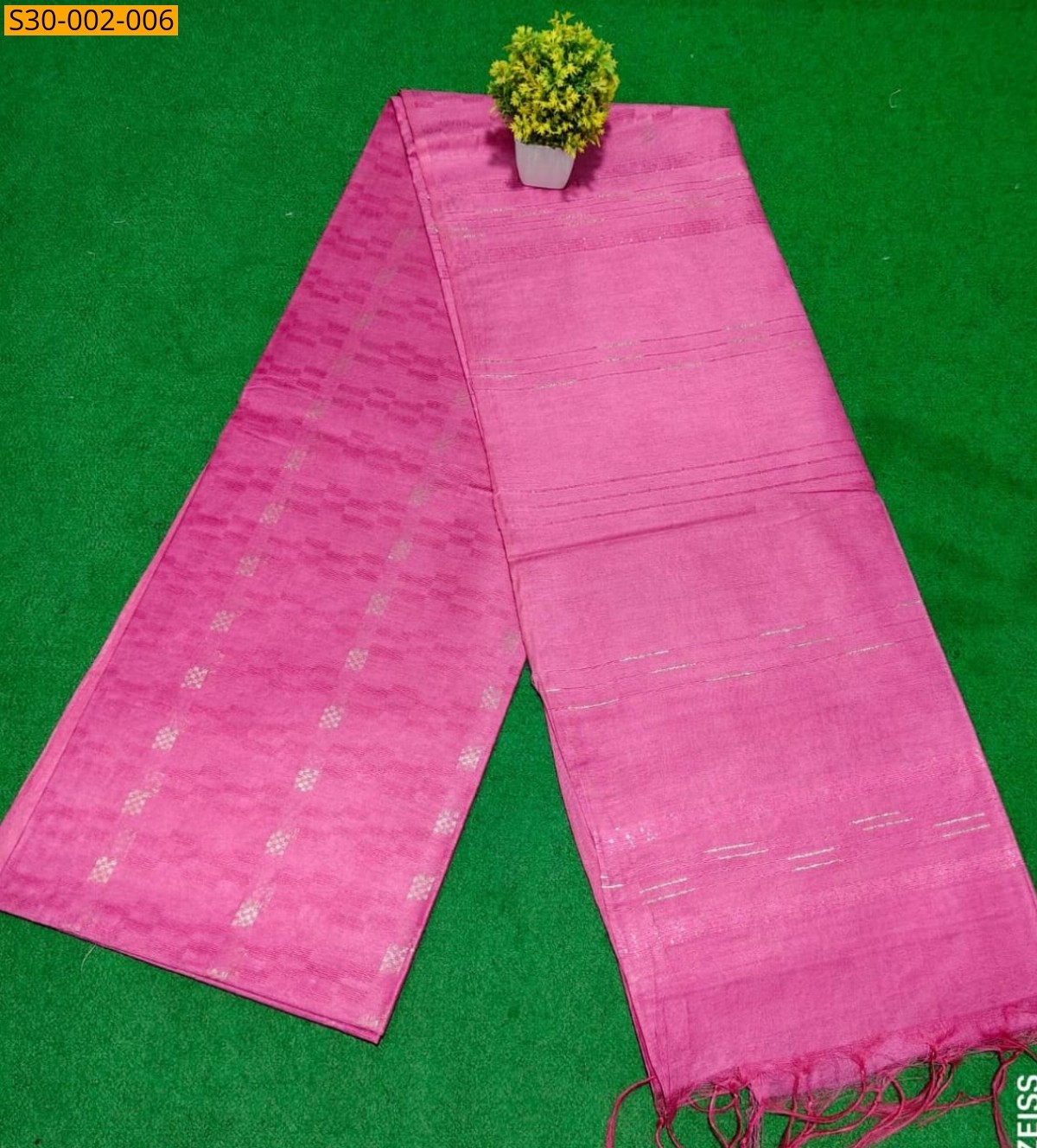 Pink Fancy kota viscose tissue silk sarees