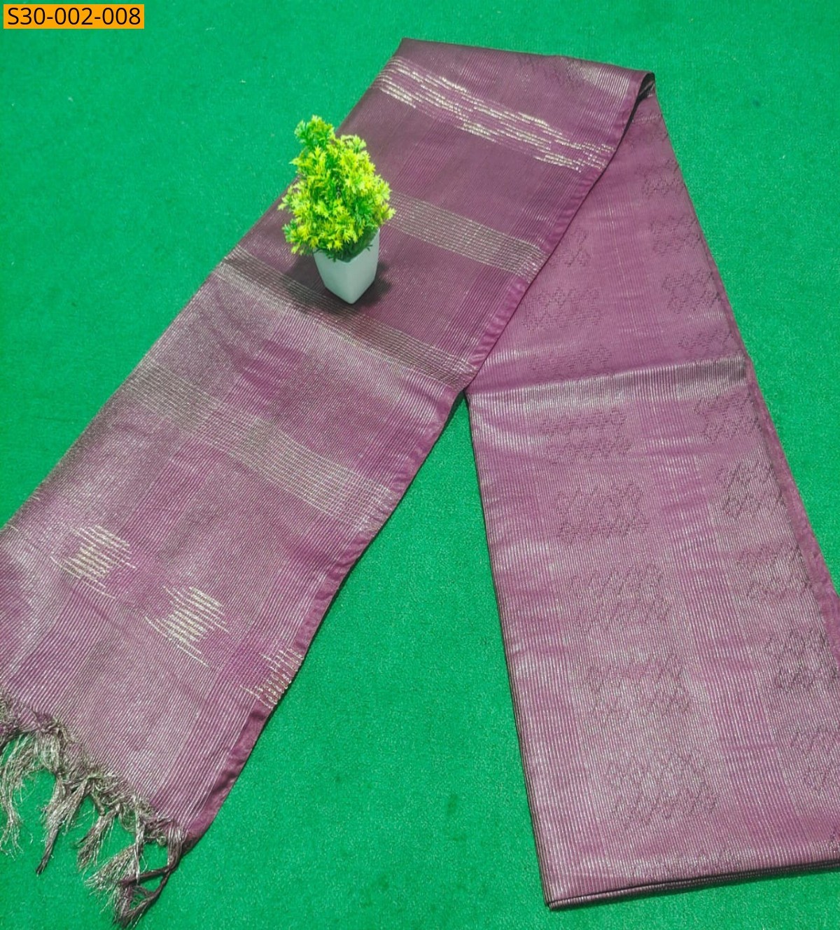 Pink Fancy kota viscose tissue silk sarees