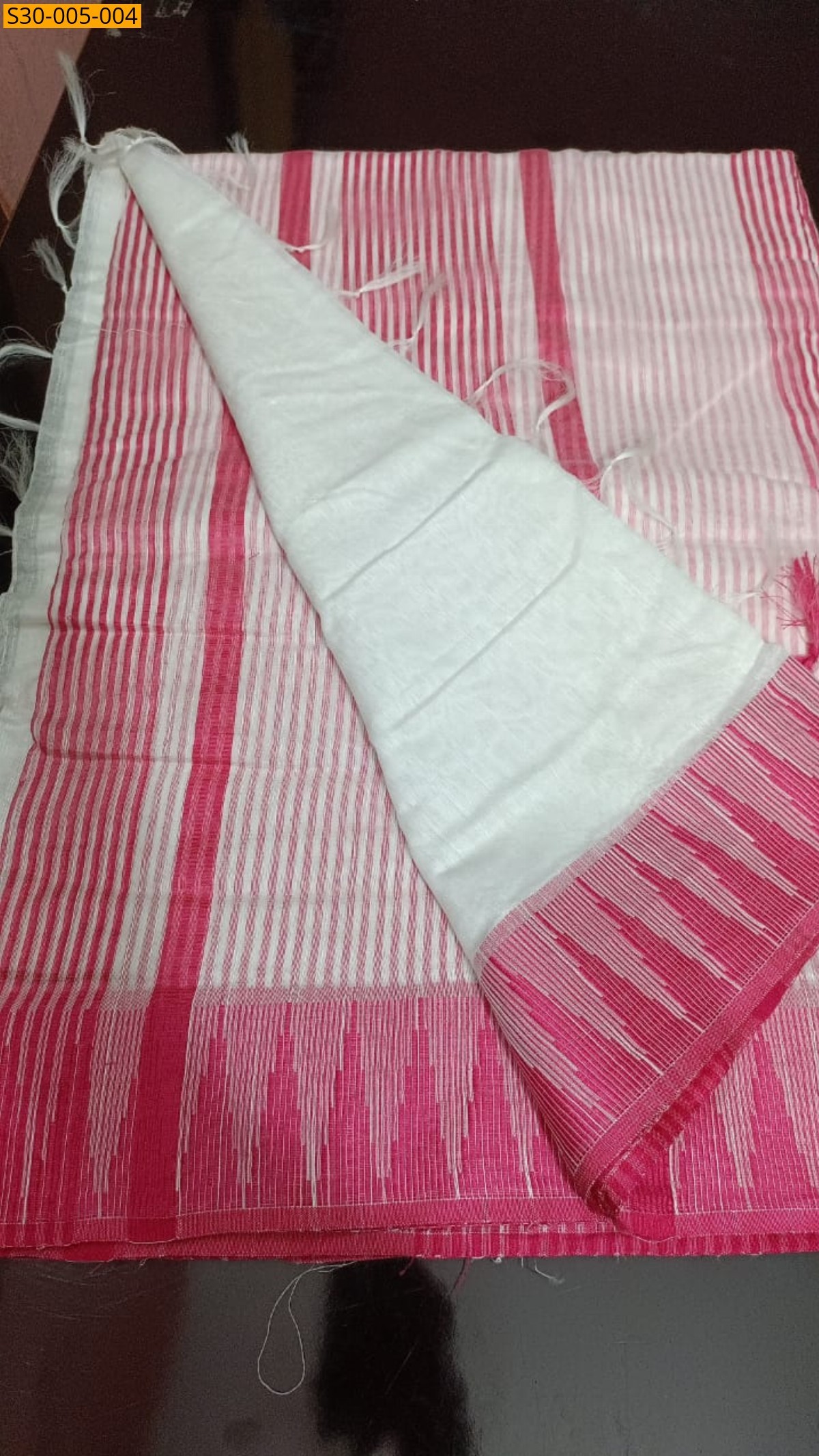 White Fancy Kota slub sarees