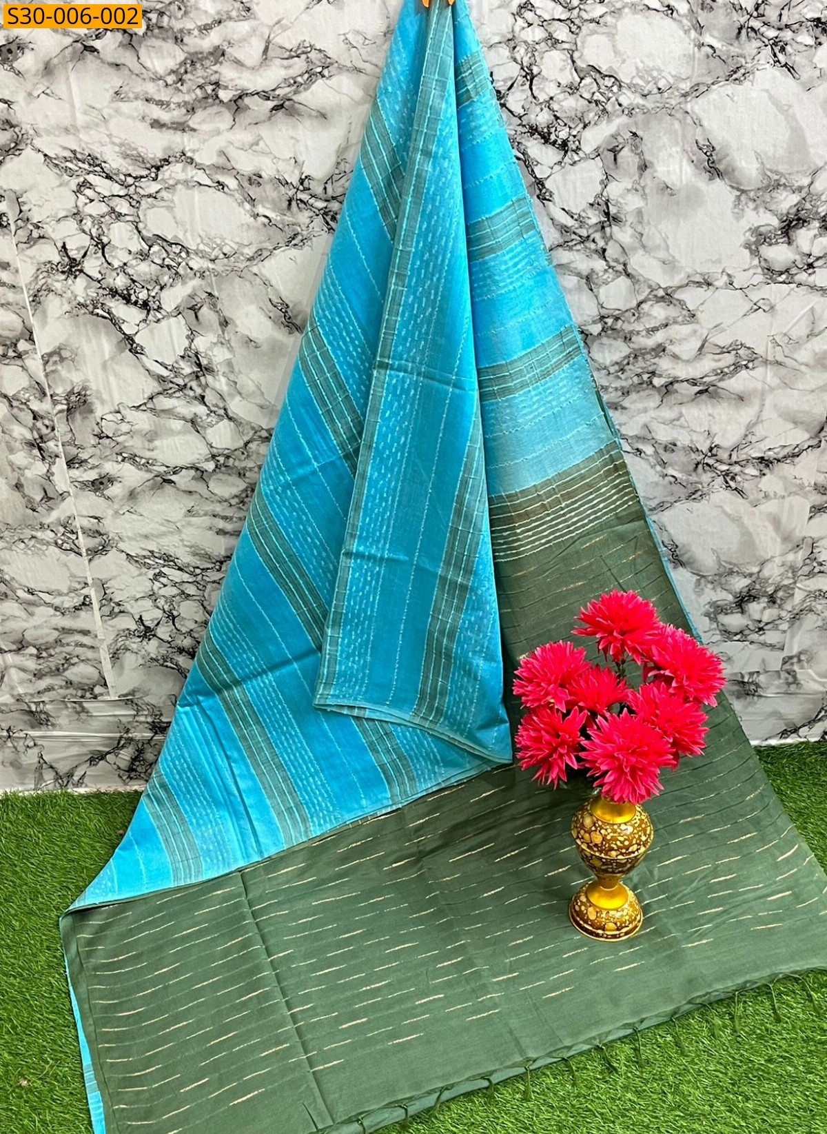 Blue Kota Viscose Silk Sarees