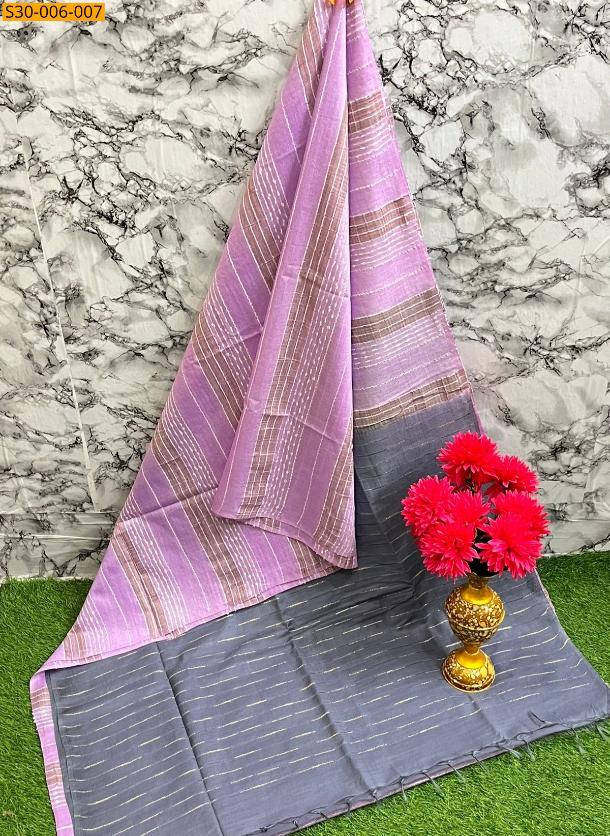 Pink Kota Viscose Silk Sarees