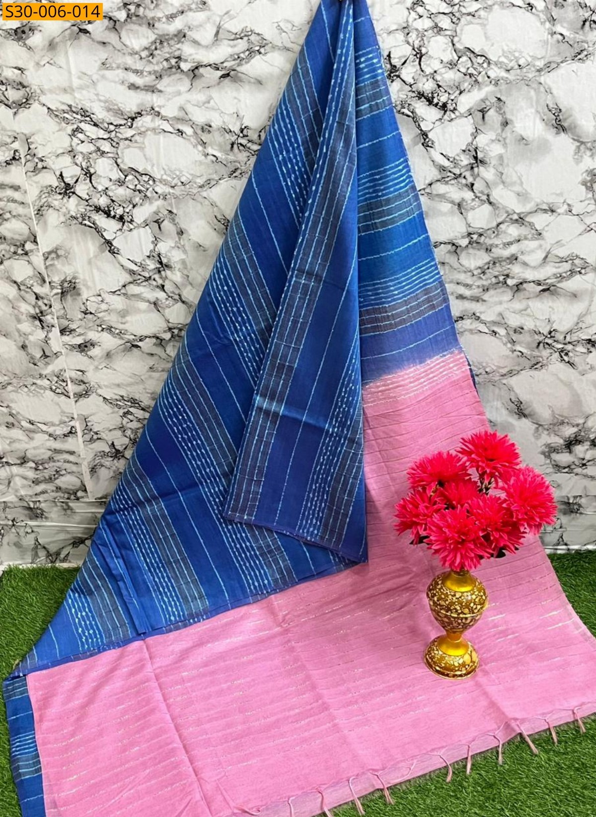 Blue Kota Viscose Silk Sarees