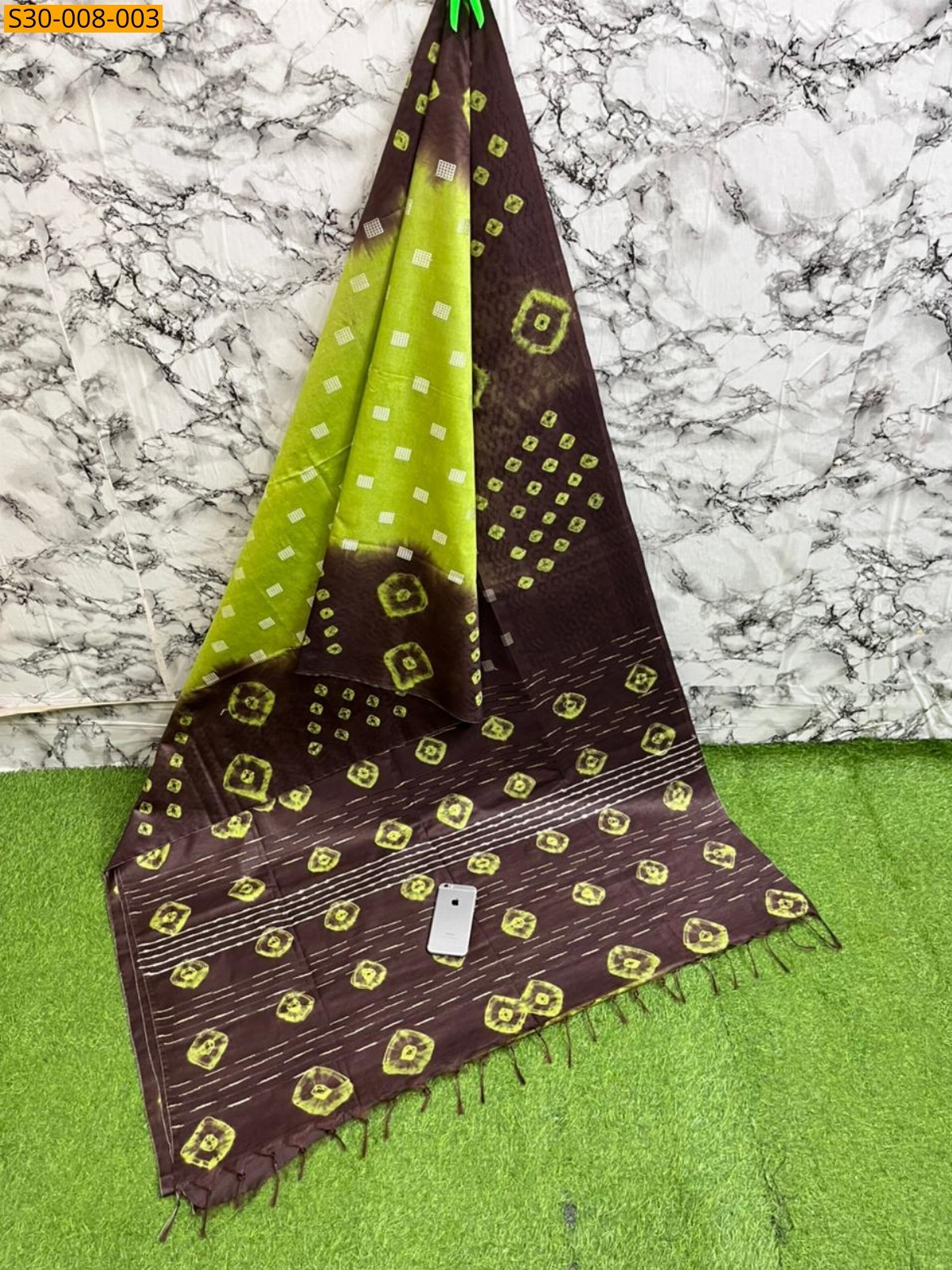 Green Kota viscose silk Saree