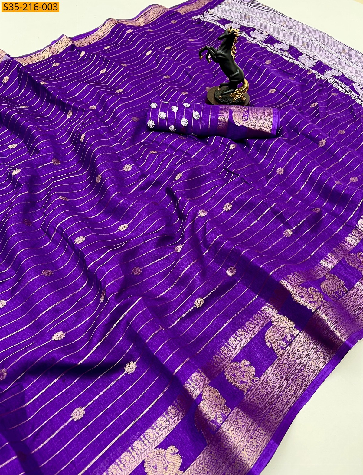 Violet Soft faux georgette sarees