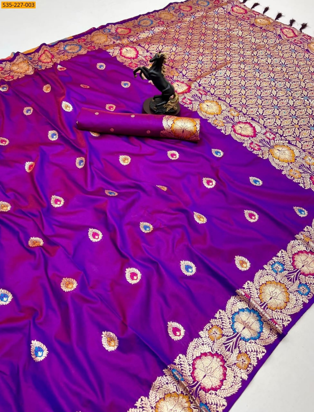 Pure soft silk paithani saree 