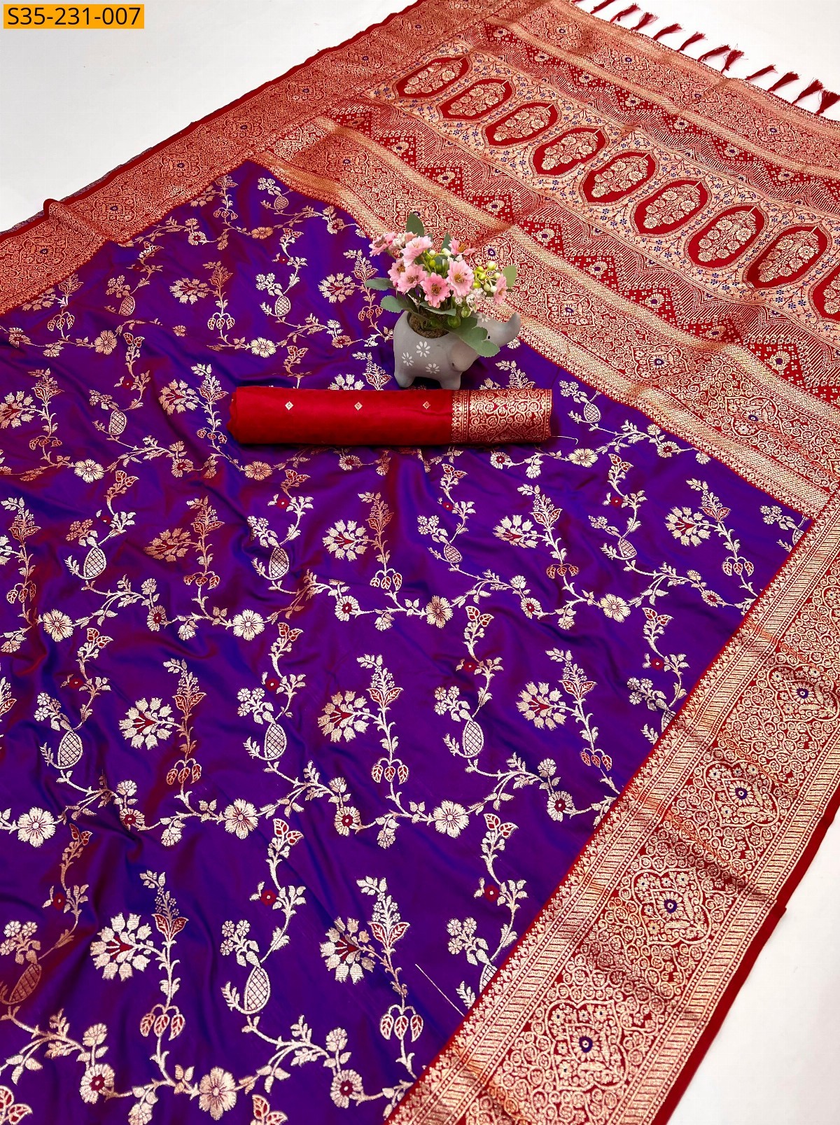 Banarasi Antique Silk Sarees