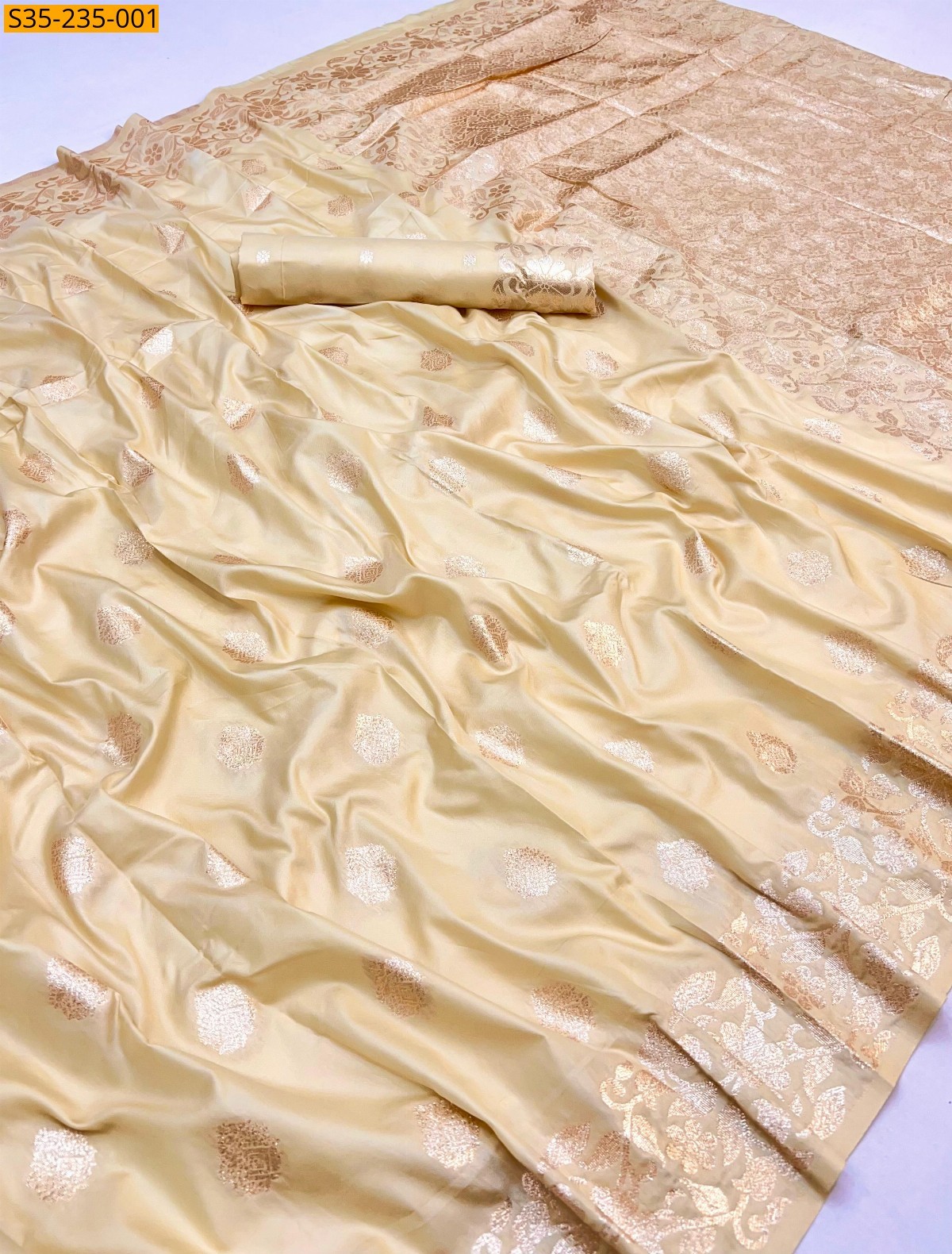 Soft And pure banarasi silk saree 