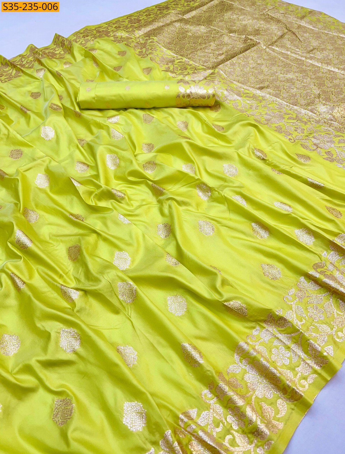 Soft And pure banarasi silk saree 
