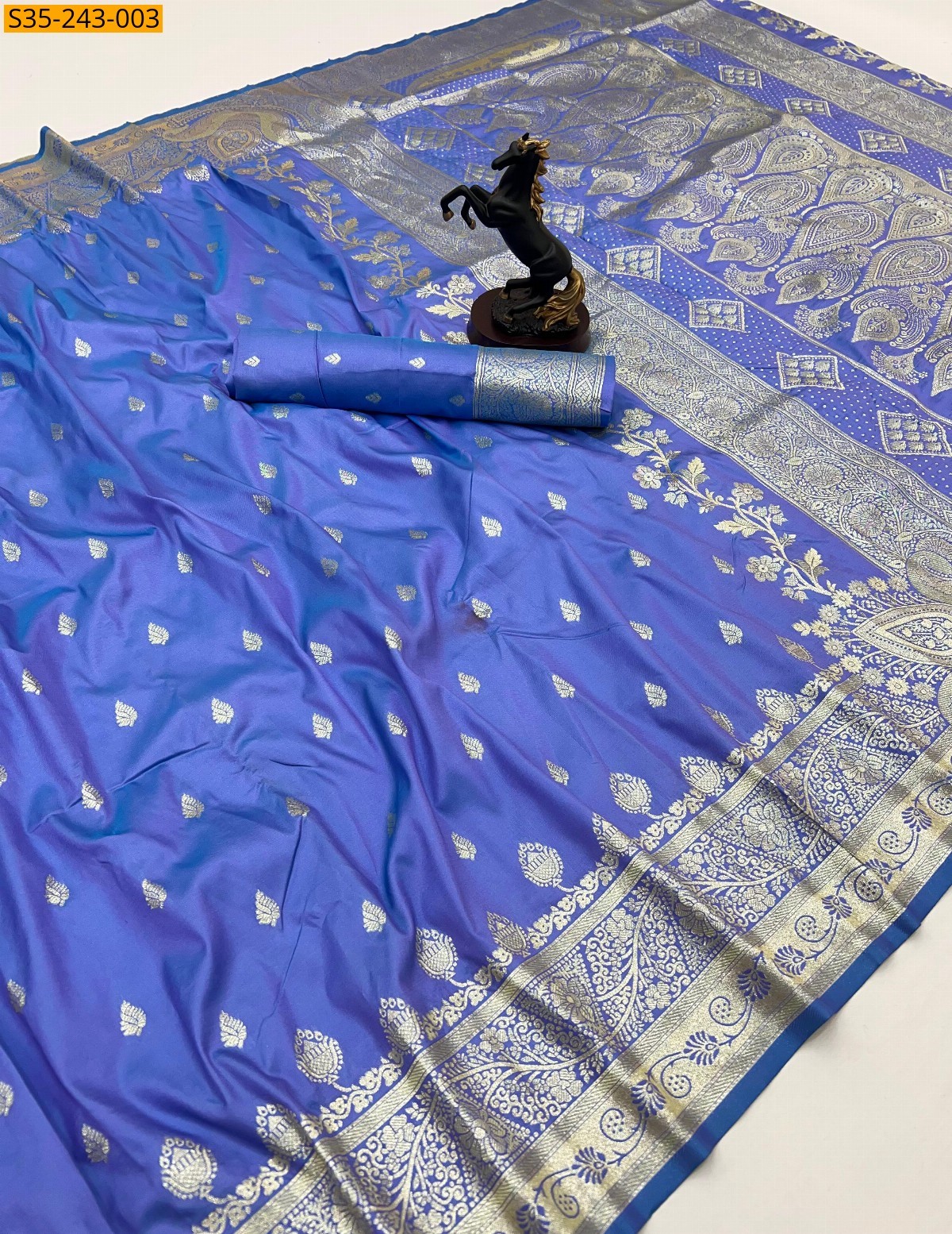 Purple Soft silk zari weved banarasi sarees