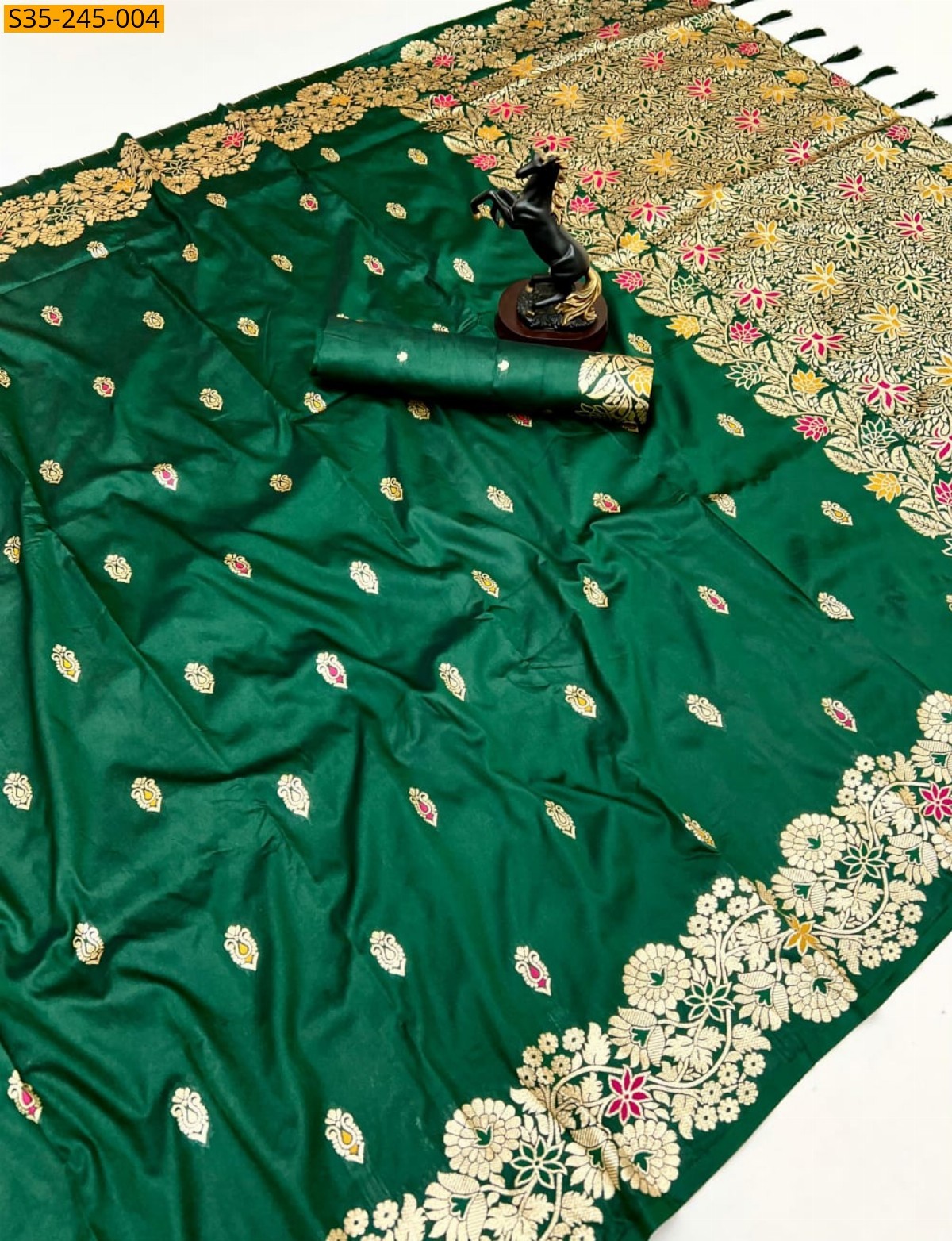 Green Fancy takshashila silk  saree 